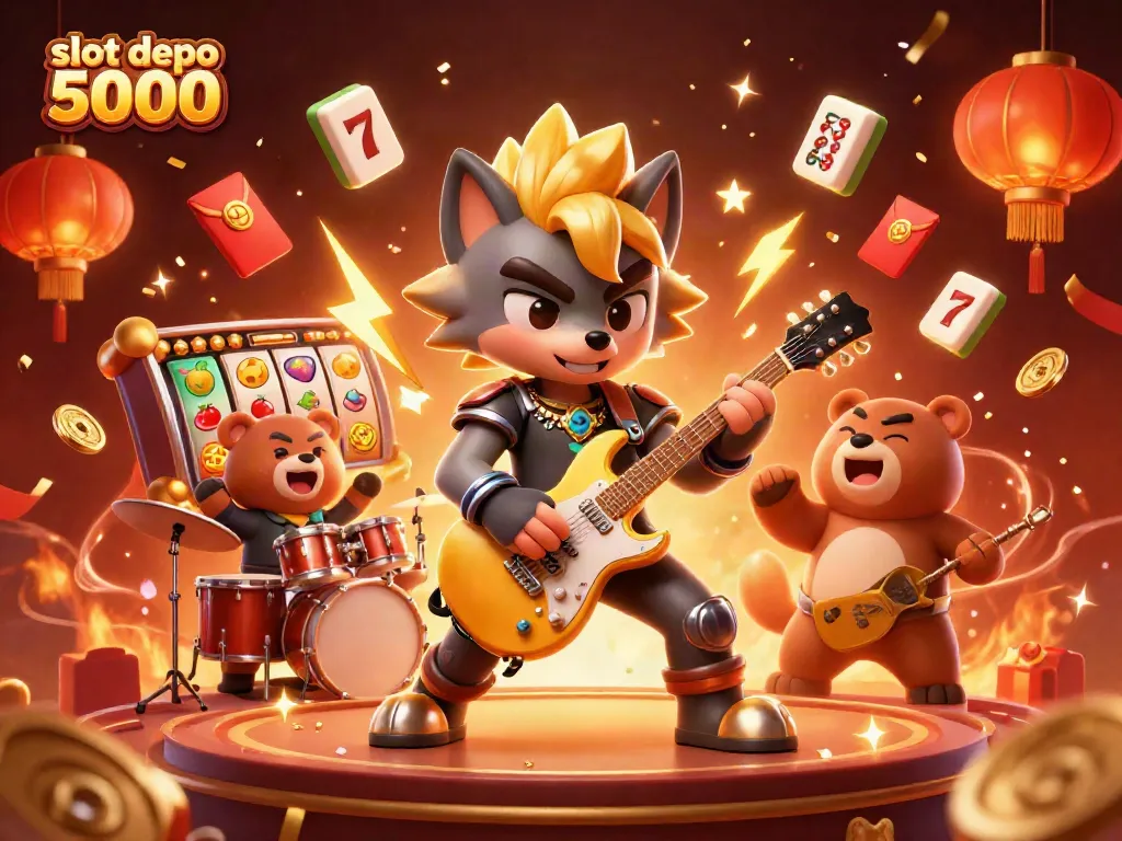 Experience thrilling gameplay with slot depo 5000 featuring lively characters and dynamic casino elements.